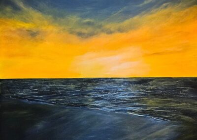 Acryl and Oil Sea and Sky